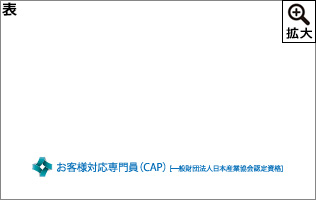 CAP資格認定名刺台紙 表